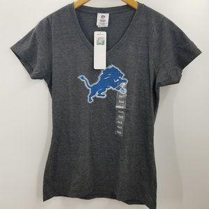 NFL Team Apparel Detroit Lions Short Sleeve NWT